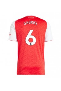 Fotbalové Dres Arsenal Gabriel Magalhaes #6 Domácí Oblečení 2025-26 Krátký Rukáv